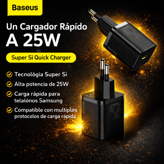 Baseus UltraCharge 25W™ – Rendimiento Máximo en Cada Carga