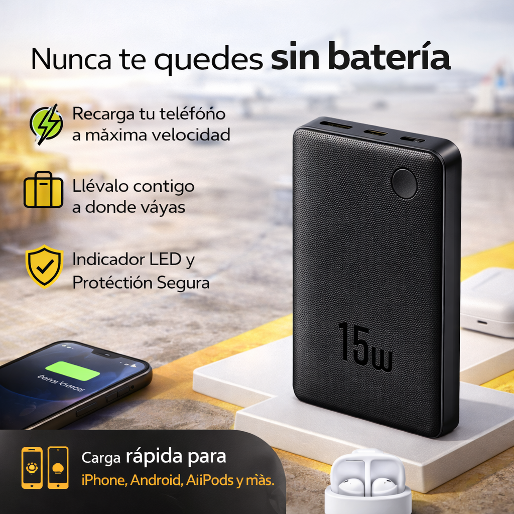 Energía portátil en cualquier