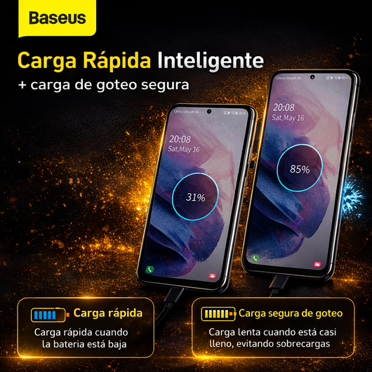 Baseus UltraCharge 25W™ – Rendimiento Máximo en Cada Carga